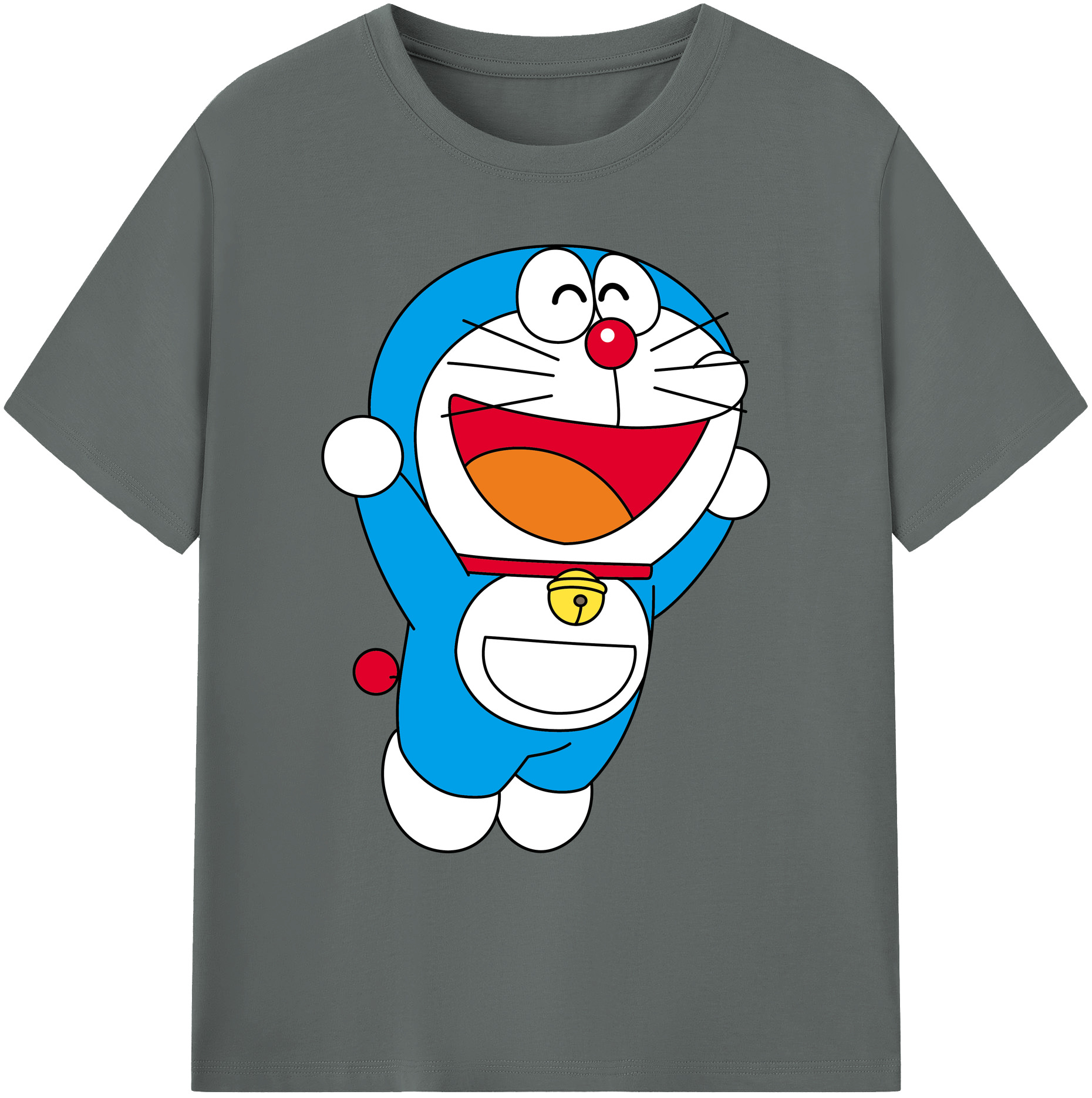 （画像用） ドラえもん Doraemon 綿100％ メンズ半袖Tシャツ｜肌触りやわらか＆通気性